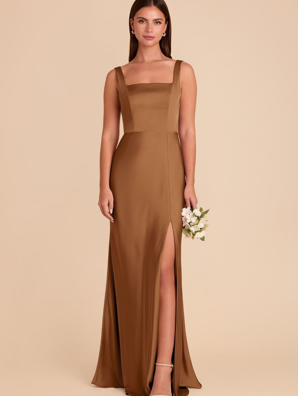 Birdy Grey Alex Matte Satin Copper Dress
